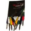 EXTREME JJ03 CAVO JACK MONO-JACK MONO 1/4" 6.3mm CAVO AUDIO DI SEGNALE SCHERMATO 0,3 MT SET 6