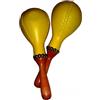 EXTREME MA2YW COPPIA MARACAS PROFESSIONALI IN LEGNO COLORE GIALLO