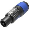 NEUTRIK NAC3FXXA-W-L CONNETTORE POWERCON IN DI INGRESSO BLOCCABILE PER CAVO DI RETE IN CA