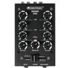 OMNITRONIC GNOME 202 BLACK MINI MIXER DJ 2 CANALI STEREO MICROFONO CUFFIA