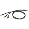DIE HARD DHG520LU5 CAVO AUDIO STEREO PROFESSIONALE JACK 3,5MM - DOPPIO RCA 5 METRI