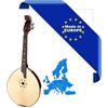HORA DOMRA 4 CORDE ( BALALAIKA ) MADE IN EUROPE TOP ABETE MASSELLO FONDO FASCE ACERO MASSELLO MANICO ACERO SCALA 350mm
