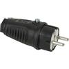 PCE-324015 SPINA SCHUKO 16A 3P (1P+N+T) 250V IP44 3 POLI MASCHIO NERA SAFETY PLUG EU/B/F