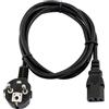 OMNITRONIC 3023520L CAVO ALIMENTAZIONE DA SPINA SCHUKO A PRESA VDE C13 DA 0.6 METRI