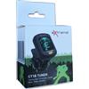 EXTREME CT1B ACCORDATORE CLIP TUNER A PALETTA SCHERMO COLORI CHITARRA VIOLINO UKULELE BASSO