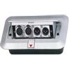 EXTREME GB4XF GROUND BOX DA INCASSO CON 4 CONNETTORI XLR FEMMINA