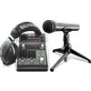 BEHRINGER PODCASTUDIO 2 USB SISTEMA PODCAST MIXER XENYX 302 + CUFFIE + MICROFONO + SUPPORTO DA TAVOLO