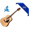 HORA CHITARRA ACUSTICA 4/4 NATURAL MADE IN EUROPE TOP ABETE MASSELLO MANICO ACERO TASTIERA PALISSANDRO FONDO FASCE LIME