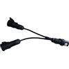 ELGA SPLITTER CEE IP54 CAVO FR2OR3G2,5MMQ SDOPPIO DA SPINA 16A 3 POLI 2P+T A 2 PRESE 16A