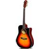 ALYSEE A120-CE-3TS CHITARRA ACUSTICA SPALLA MANCANTE ELETTRIFICATA COLORE SUNBURST