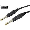COBRA CL010-005 CAVO JACK STEREO 6,35MM A JACK STEREO 6,35MM 50 CENTIMETRI