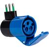 FANTON 78000-E ADATTATORE DI CORRENTE DA SPINA ITALIANA A PRESA CEE 16A
