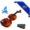 HORA VIOLINO 5 CORDE MADE IN EUROPE 5 TIRACANTINI TOP ABETE MASSELLO FONDO/FASCE ACERO MASSELLO TASTIERA/PIROLI EBANO + CUSTODIA + ARCHETTO