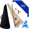 HORA SALTERIO CONTRALTO ( ALTO PSALTERY ) TOP ABETE FONDO FASCE ACERO 25 CORDE CON BORSA ARCHETTO PECE E CHIAVE ACCORDATURA SOL4-SOL6