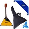 HORA PRIM BALALAIKA RUSSA SOPRANO 3 CORDE MADE IN EUROPE TOP ABETE MASSELLO CORPO ACERO MASSELLO MANICO FAGGIO TASTIERA PALISSANDRO CON BORSA SCALA 440mm