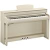YAMAHA CLAVINOVA CLP735 WHITE ASH PIANOFORTE DIGITALE 88 TASTI PESATI COLORE BIANCO CENERE