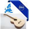 HORA UKULELE BARITONO MADE IN EUROPE TAVOLA ABETE MASSELLO FONDO FASCE NOCE TASTIERA IN PALISSANDRO