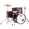 PEARL ROADSHOW RS505C/C91 BATTERIA ACUSTICA 5 PEZZI RED WINE CON PIATTI SABIAN E SGABELLO