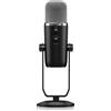 BEHRINGER BIGFOOT MICROFONO DA STUDIO USB CON 4 PATTERN CONTROLLO CUFFIA VOLUME MUTE