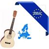 HORA UKULELE STANDARD BARITONO MADE IN EUROPE TAVOLA ABETE ROSSO TOP IN MASSELLO TASTIERA IN PALISSANDRO