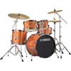 YAMAHA RYDEEN STANDARD ORANGE GLITTER BATTERIA ACUSTICA CASSA 22" CON HARDWARE + PIATTI
