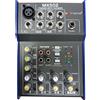 EXTREME MX502 MIXER 3 CANALI COMPATTO PER LIVE PHANTOM POWER +48V + CD TAPE IN E OUT