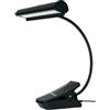 F-ZONE FL-9030 LAMPADA A LED 1,5 WATT IN ABS LAMPADA DA LEGGIO + SPINA USB COLORE NERO