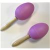 EXTREME DP12 COPPIA MARACAS IN PLASTICA MANICO IN LEGNO COLORE ROSA