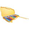 GEWA MUSIC GEWA 847002 METALLOFONO 25 CHIAVI PIASTRE COLORATE SOL 5-7 CON BATTENTI + ASTUCCIO IN PLASTICA
