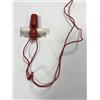 EXTREME SW20 SAMBA WHISTLE FISCHIETTI PER BALLO IN ABS COLORE BIANCO E ROSSO