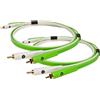 NEO OYAIDE D+RCA CLASS B DUO 1MT COPPIA DI CAVI AUDIO 2 RCA MASCHI 2 RCA MASCHI 1 METRO