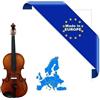 HORA VIOLINO ELETTRICO 4/4 MADE IN EUROPE PONTE TELLER TDESCO TOP ABETE MASSELLO ELETTRIFICATO PIOLI TASTIERA MENTONIERA ACERO + CASE + ARCHETTO