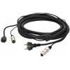 COBRA CMA-S05 CAVO PHONO-RETE 5 MT DA XLR MASCHIO PRESA IEC VDE A XLR FEMMINA SPINA SCHUKO