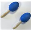 EXTREME DP12 COPPIA MARACAS IN PLASTICA MANICO IN LEGNO COLORE BLU