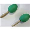 EXTREME DP12 COPPIA MARACAS IN PLASTICA MANICO IN LEGNO COLORE VERDE