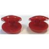 EXTREME G1-CS COPPIA CASTAGNETTE IMITAZIONE IN PLASTICA NACCHERE PROFESSIONALI COLORE ROSSO