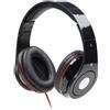 GMB AUDIO FOLDING STEREO HEADPHONES 'DETROIT', BLACK