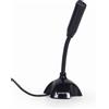 GEMBIRD DESKTOP MICROPHONE, BLACK