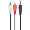 CABLEXPERT 3.5 MM STEREO TO RCA PLUG CABLE, 2.5 M