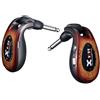 XVIVE U2 RADIOMIROFONO TRASMETTITORE-RICEVITORE SISTEMA RADIO WIRELESS DIGITALE 2.4GHZ DUAL USB RICARICABILE 5 ORE JACK REGOLABILE CHITARRA BASSO AMPLIFICATORE PEDALIERA SUNBURST