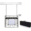 ATOMIC4DJ EVENT TABLE TAVOLO DESK DJ ED EVENTI CON TRALICCIO LUCI CUSTODIA E MENSOLE IN BUNDLE