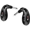 XVIVE U2 GR RADIOMIROFONO TRASMETTITORE-RICEVITORE SISTEMA RADIO WIRELESS DIGITALE 2.4GHZ DUAL USB RICARICABILE 5 ORE SIGNATURE THOMAS BLUG JACK REGOLABILE CHITARRA BASSO AMPLIFICATORE PEDALIERA GREY