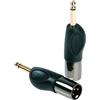PROEL DHMA300 ADATTATORE DA XLR MASCHIO A JACK MONO 6.3MM 1/4"