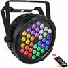 ATOMIC4DJ 61072 FARO PAR LED SLIM SERIE EC 36x1W RGBWAUV + TELECOMANDO