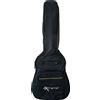 EXTREME BAG WG5 BORSA IMBOTTITA PER CHITARRA ACUSTICA 5MM CON 2 TASCHE FRONTALI COLORE NERO