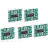 Fafeicy 5 Pezzi Super Small 3W + 3W Tipo D Pam8403 Modulo Amplificatore di Potenza Amplificatore Digitale 2,5 V-5,5 V, Alta Efficienza di Amplificazione