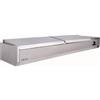 FORCAR-COLD G-VRX2000-330SS Vetrina refrigerata pizza 10x GN1/4