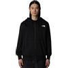 North Face Giacca Felpa cappuccio UOMO The North Face Nero Simple Dome FZ HD