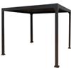 EuroGarden Pergola bioclimatica da esterno eurogarden era in alluminio e acciaio antracite 3x3 m