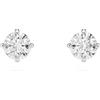 SWAROVSKI ORECCHINI A LOBO STILLA ATTRACT BIANCO